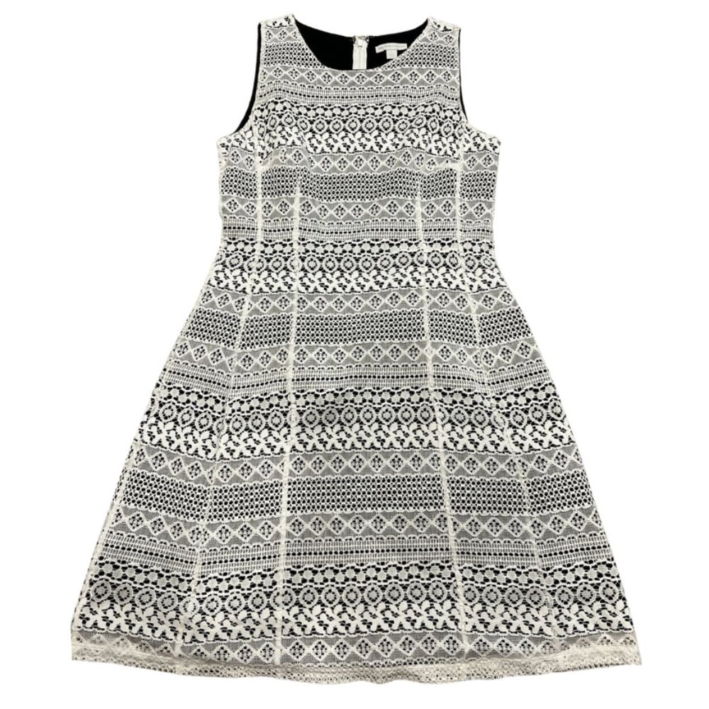 New York & Company Lined Cotton Sun Dress Size 4